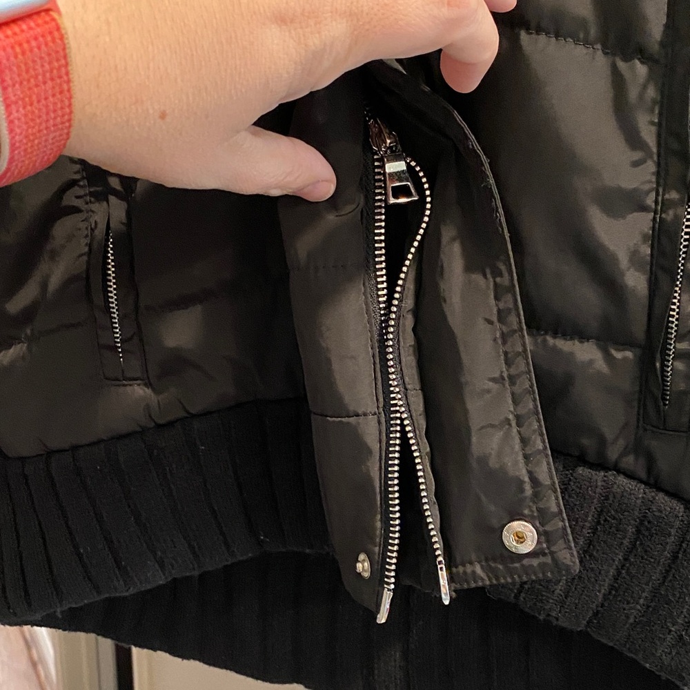 INC International Concepts Black Sweater Jacket - Picture 5 of 7